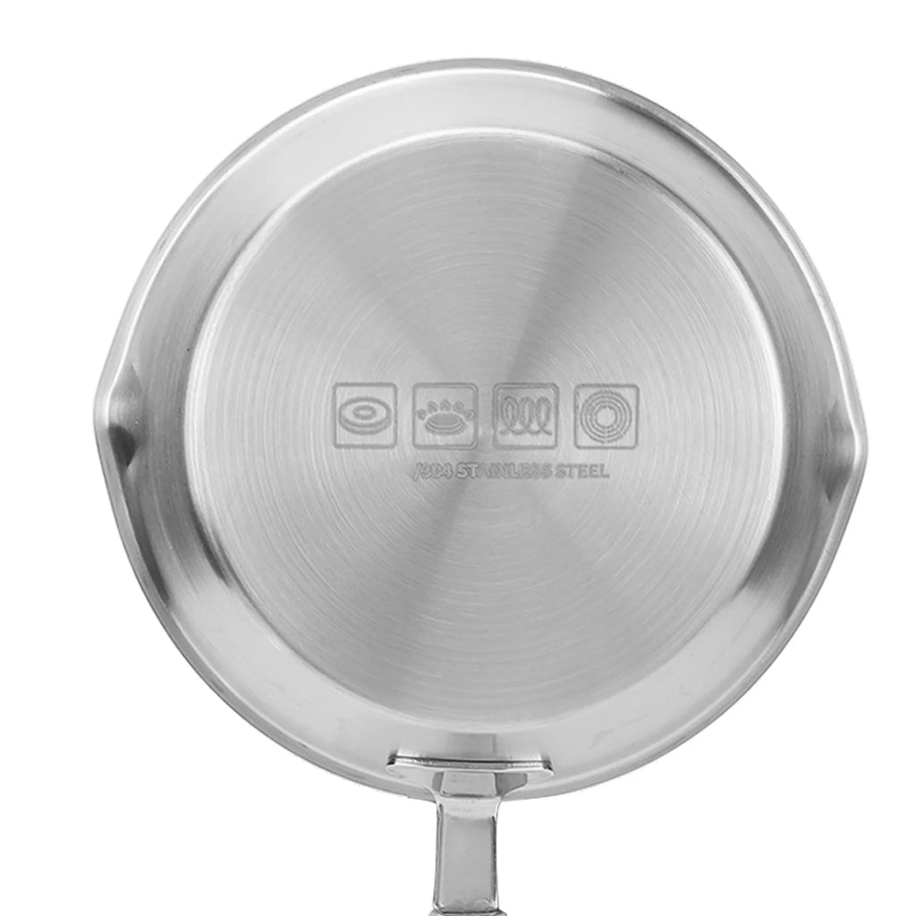 Frying Pan Stainless Steel Frying Pan Non Stick Egg Pan Fry Pan for Household Restaurant Induction Cooker Induction Cooker Pan