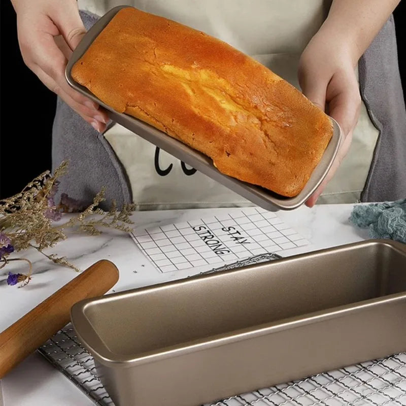 Premium Nonstick Rectangular Bread Loaf Pan Versatile Baking Mold for Toast Cakes and Pastries Durable Oven-Safe Bakeware