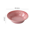 Ceramic Small Round Dishes Household Appetizer Plates for Snacks & Dipping Sushi Soy Sauce Vinegar Saucer Kitchen Tableware