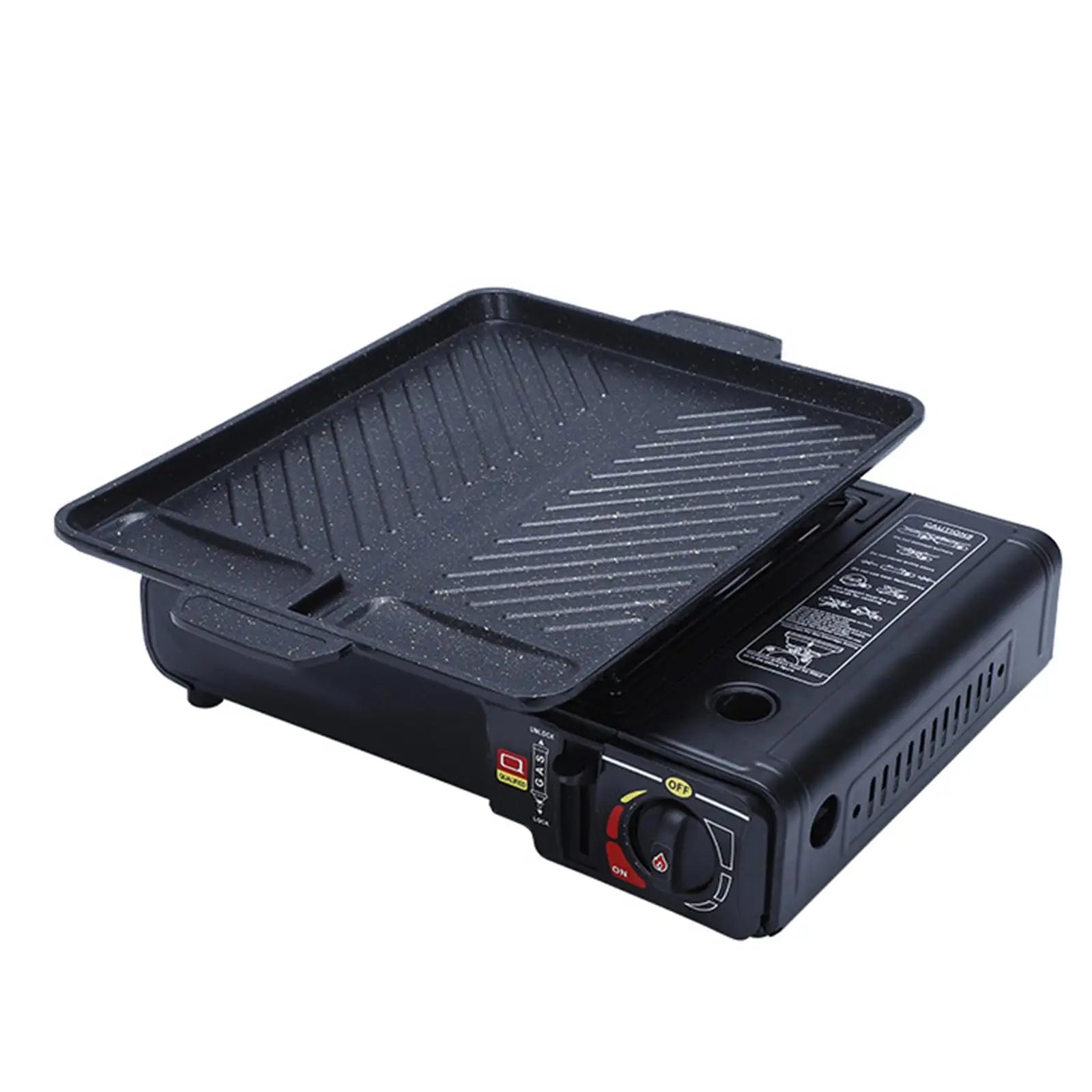 Barbecue Grill Pan Nonstick Portable Omelette Pan Korean Style Grilling Pan for BBQ Cooking Picnic Outdoor Indoor Camping