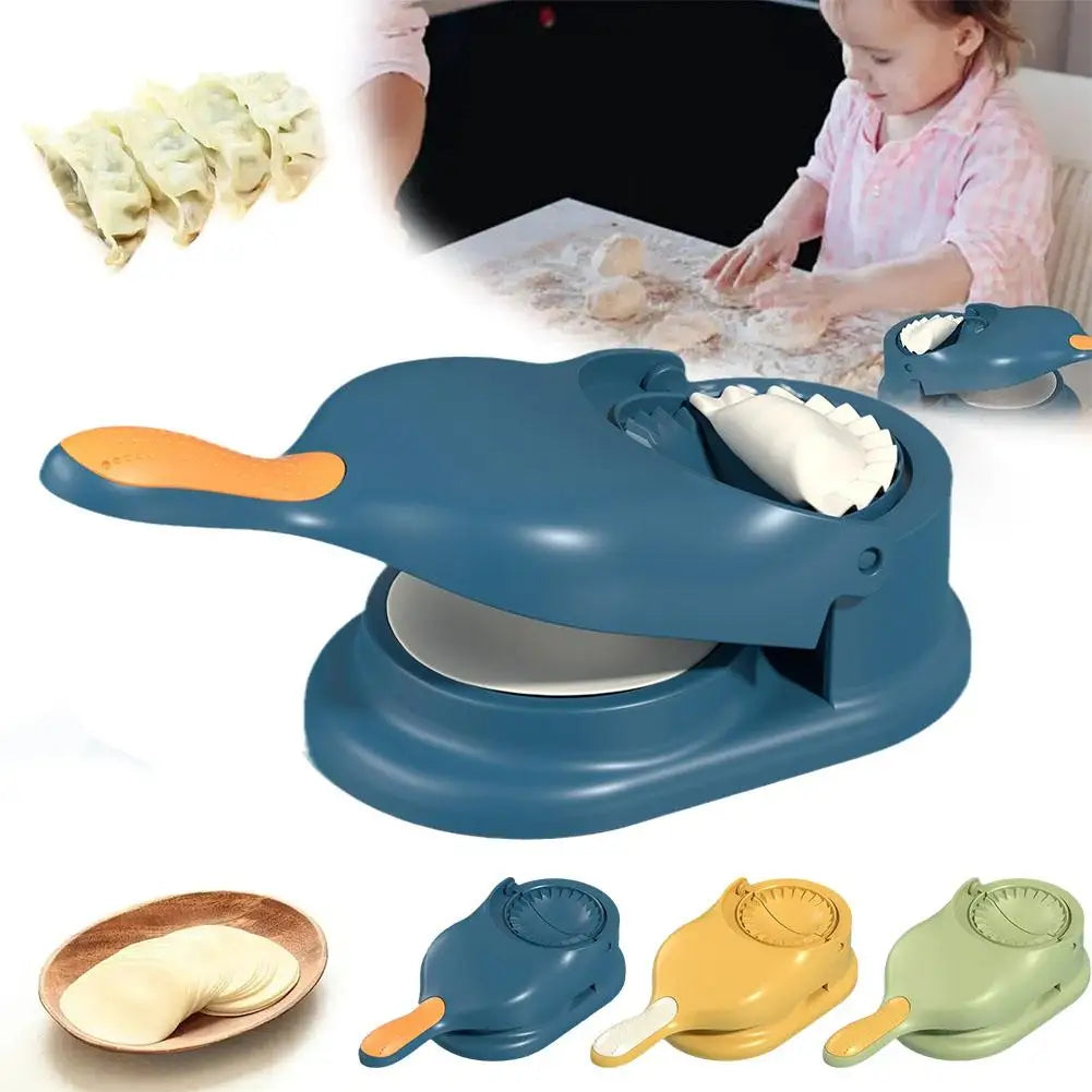 For Home Cooking Dough Skin Molder Machine Kitchen Gadgets 2 in1 Dumpling Maker DIY Kit Wrapper Presser Dough Pressing Ideal