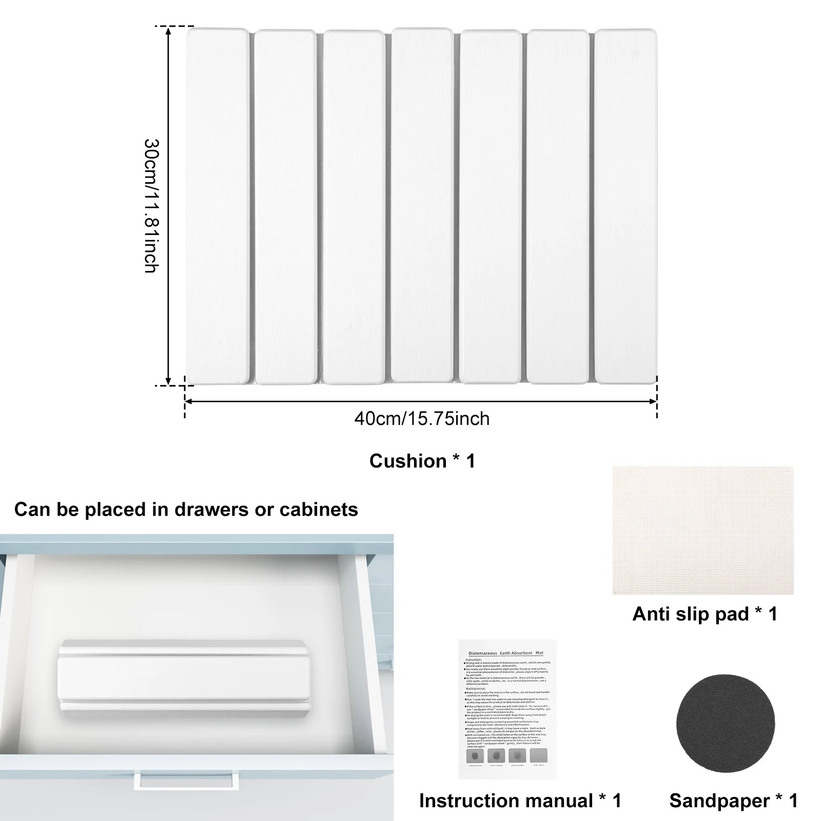 Stone Drying Mat Foldable Stone Dish Drying Mat Nonslip Stone Drying Pad Reusable Dish Drainer Mat Stone Kitchen Drying Mat