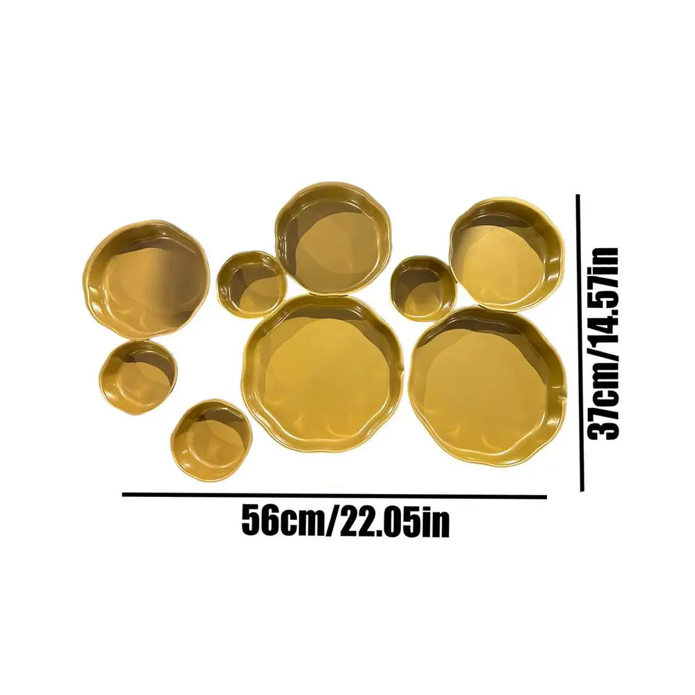 Serving Bowls Decorative Nine-Grid Plate Multi Bowl Serving Platter for Snacks Nuts Chips Fruit Candy Meals Appetizers Dining