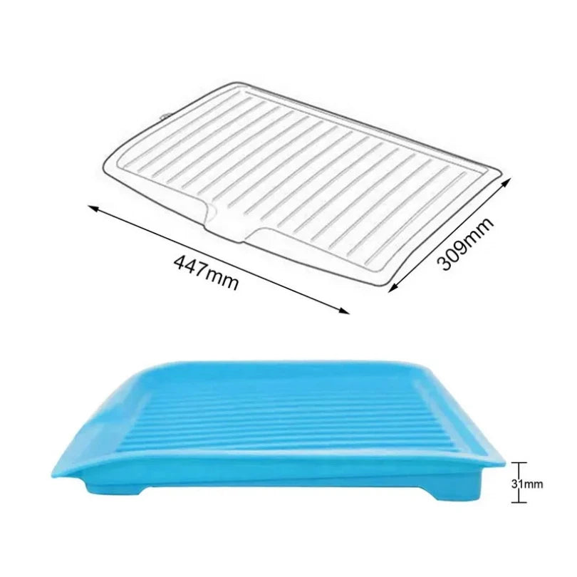 Drain Rack Kitchen Silicone Dish Drainer Tray Large Sink Drying Rack Worktop Organizers Drying Rack For Kitchen Dishes Tableware