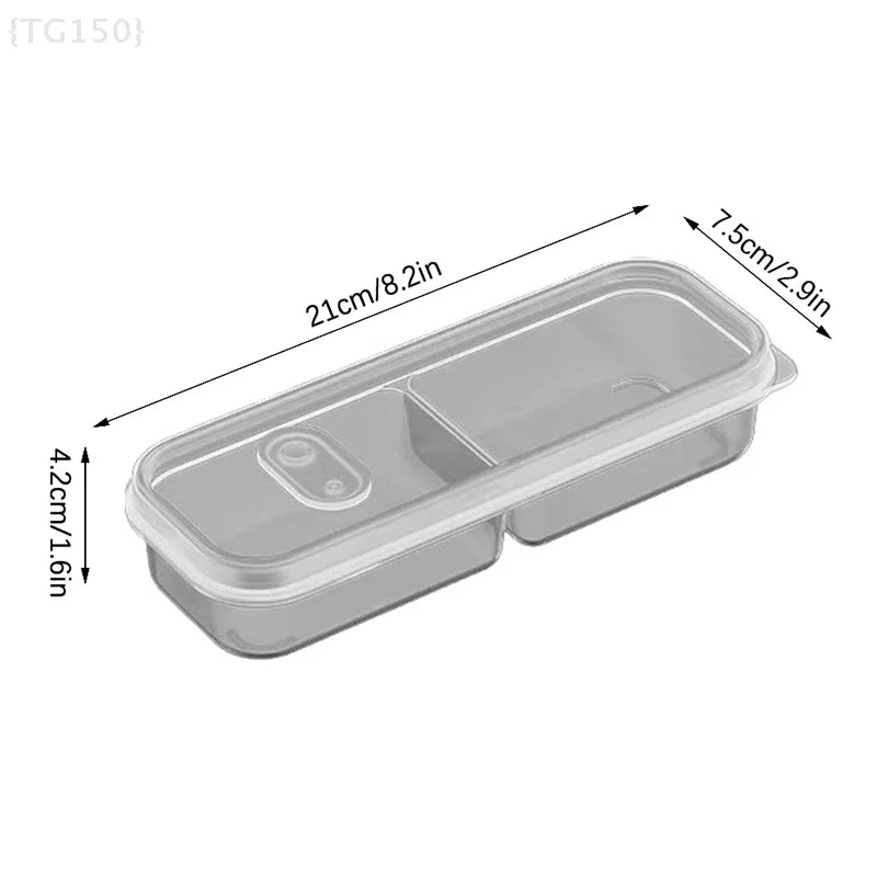 Fridge Door Storage Box; Excellent for Keeping Fresh Vegetable, Fruit and Spices Organized