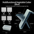 Slicer Safe Mandoline Vegetable Cutter Veggie Dicer Slicer for Julienne French Fry and Potato Get Storage Box with Lid