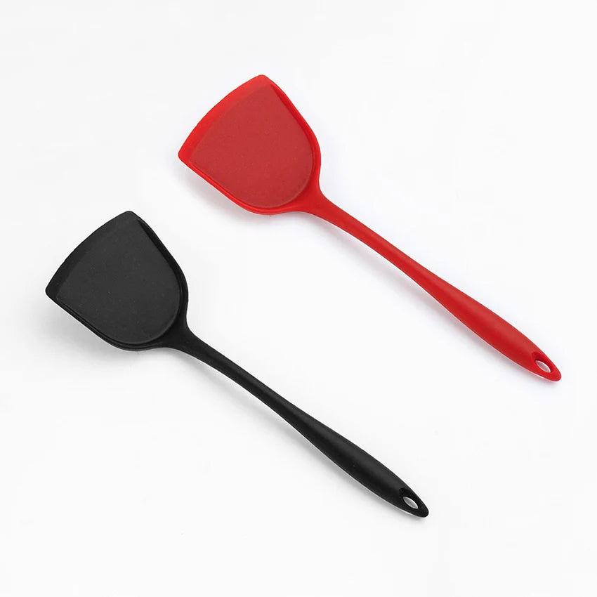 Silicone Kitchen Ware Non-stick Set Cooking Utensils Tools Egg Fish Frying Pan Scoop Fried Shovel Spatula Cooking Utensils