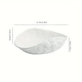Shell Ceramic Soup Bowl Shaped Irregular Safe Serving Bowl Home Kitchen Restaurant Salad Noodle Dining Tableware Fruit Basin