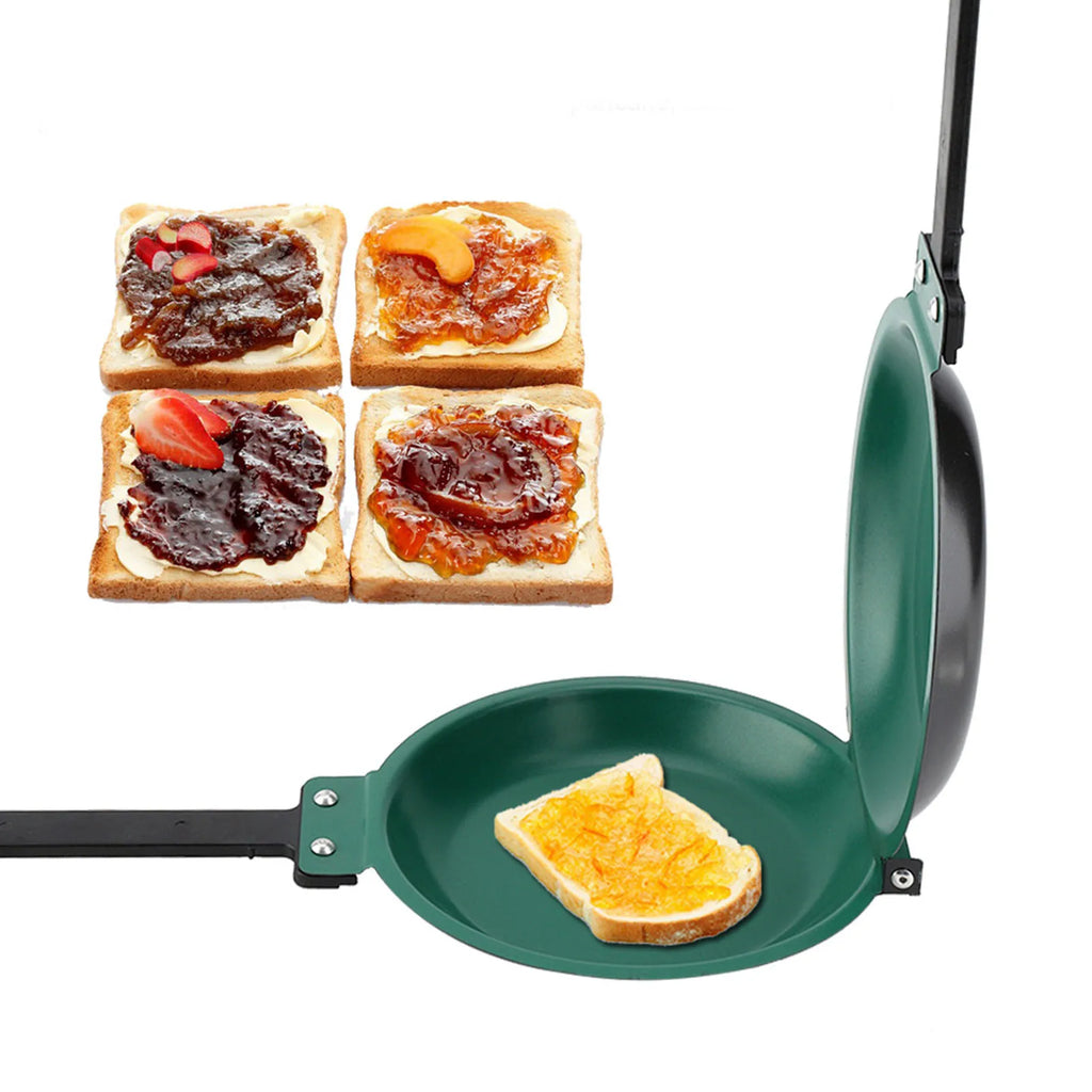 New Double Sided Pancake Pan Frying Pot Cookware for Kitchen Omelet Steak Ham Pans Kitchen Gas Stove Utensils Cooking Pot ﻿