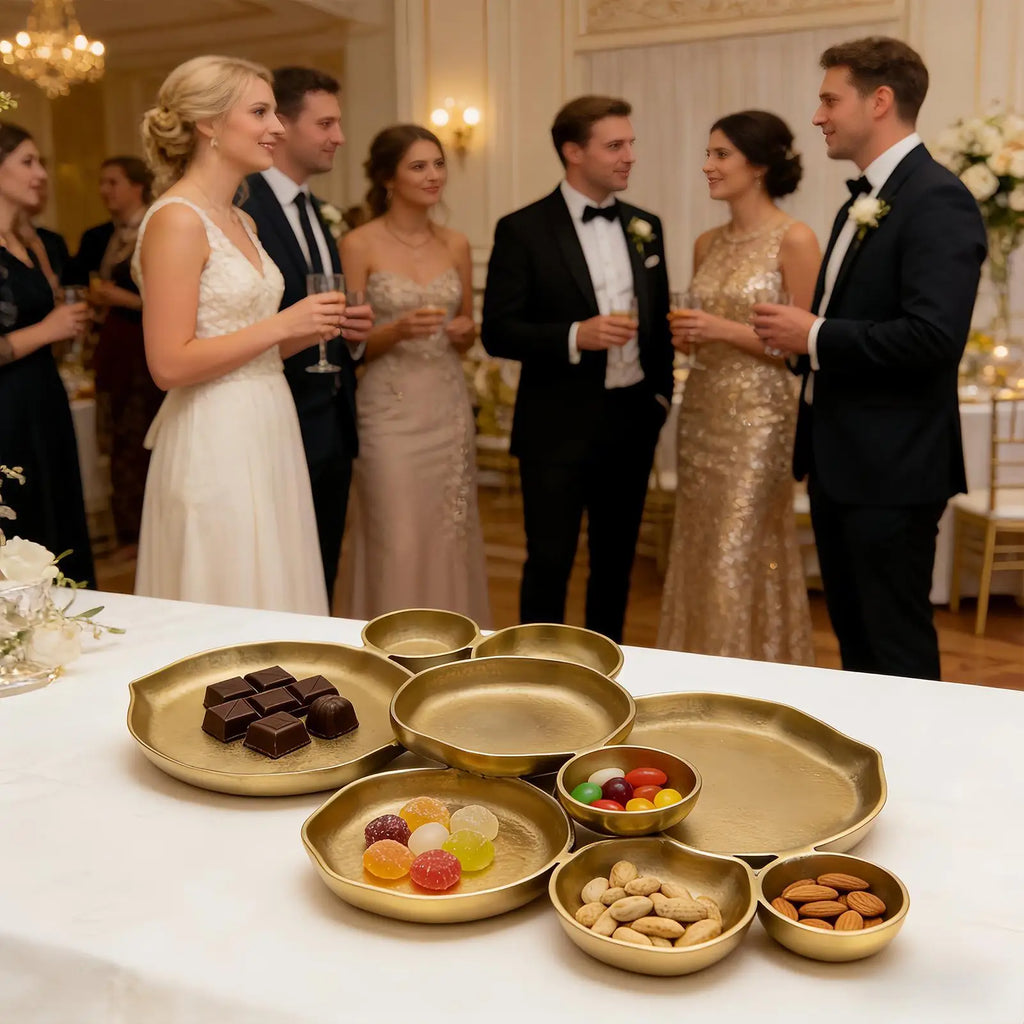 Serving Bowls Decorative Nine-Grid Dessert Plate Multi Bowl Serving Platter for Snacks Nuts Chips Fruit Candy Meals Appetizers