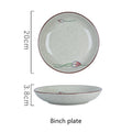 8inch Japanese Dessert Salad Dinner Plate Ceramics Pasta Cake Serving Dish Dipping Sauce Dishes Hand-painted Tableware