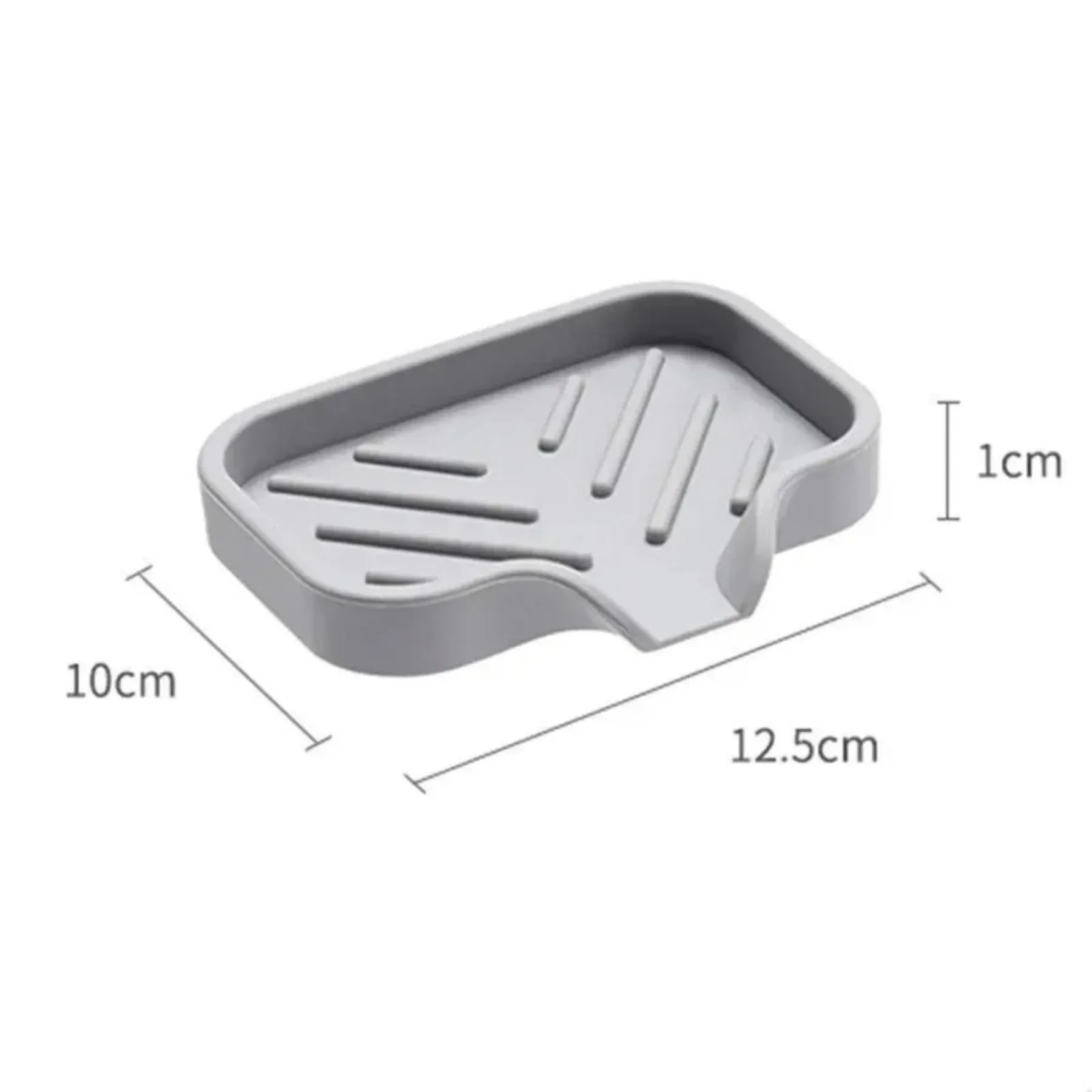 Silicone Kitchen Sink Tray with Drain Holes, Countertop Cleaning Mat for Brushes, Sponges, and Soap, Suitable for Home Kitchen