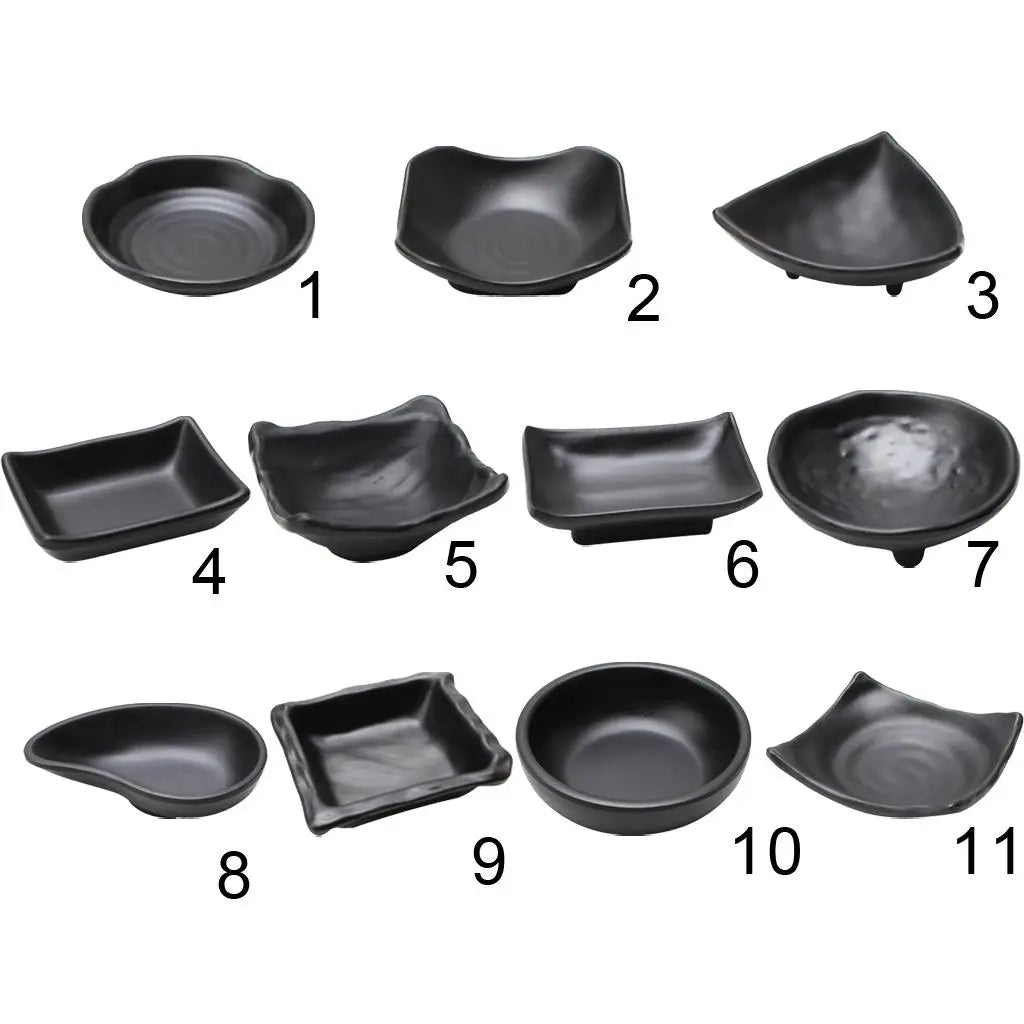 Melamine Sauce Dish Seasoning Dish Japanese Sushi Soy Dipping Soup Bowl Appetizer Butter Dish Food Serving Tray Soy Sauce Plate
