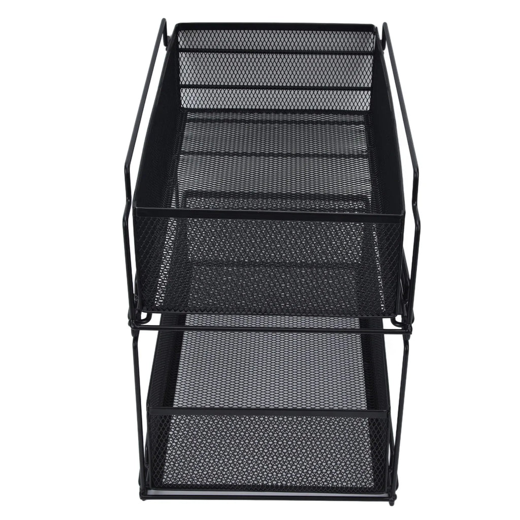 Kitchen Storage Drawer Basket Rack Kitchen Shelf Sliding Under Sink Drawer Multi Functional Shelf Desk Cabinet Organizer