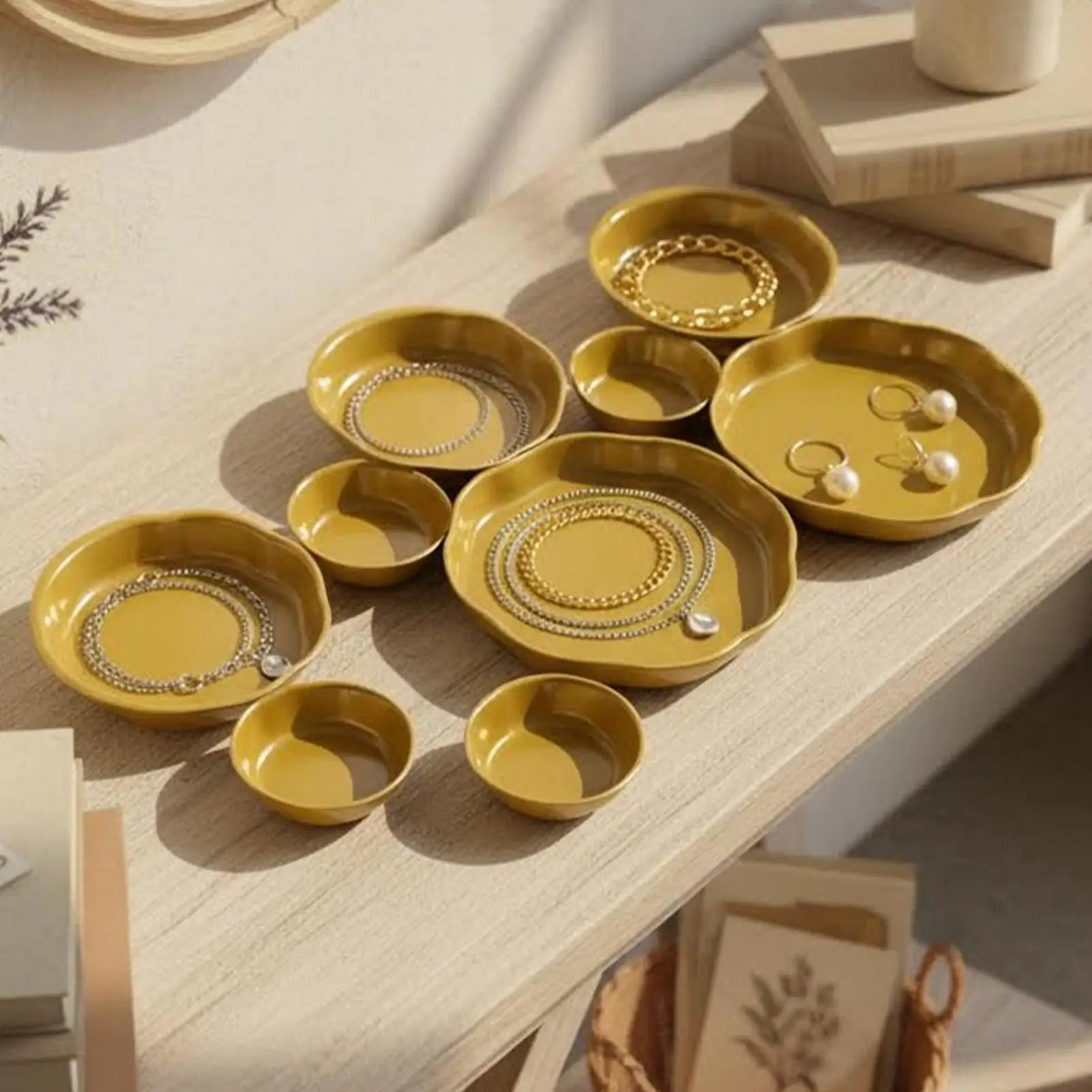 Serving Bowls Decorative Nine-Grid Plate Multi Bowl Serving Platter for Snacks Nuts Chips Fruit Candy Meals Appetizers Dining