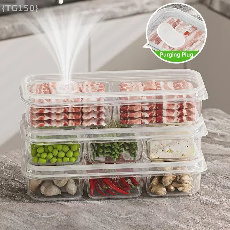 Fridge Door Storage Box; Excellent for Keeping Fresh Vegetable, Fruit and Spices Organized