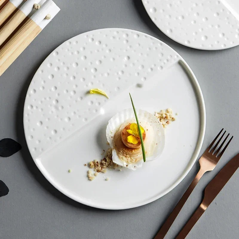 Creative Dishes Tableware Plates for Food Ceramics Tray for Decoration Dish Dinner Dinnerware Decorative Kitchen Dining Bar Home