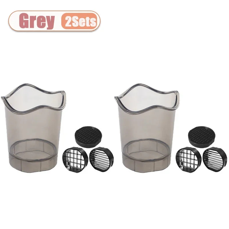 Strawberry Slicer Kitchen Tool Multi Function Fruit Vegetable Cutter with Removable Blades for Berries Mushrooms Bananas